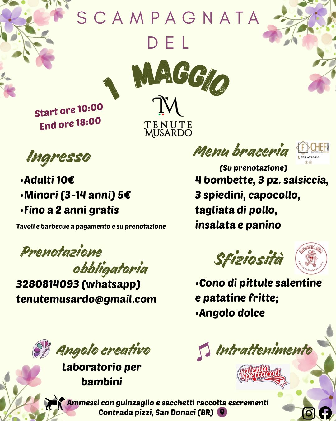 SCAMPAGNATA DEL 1° MAGGIO 2026
